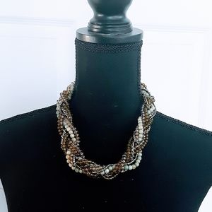 The Limited Chunky Twist Beaded Necklace